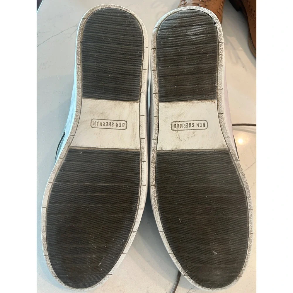 Ben Sherman Men's Gray Chukka Boots Perforated‎ Lace Up Ankle Shoes Size 13